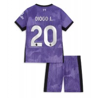 Otroški Nogometni dresi Liverpool Diogo Jota #20 Tretji 2023-24 Kratek Rokav (+ Kratke hlače)
